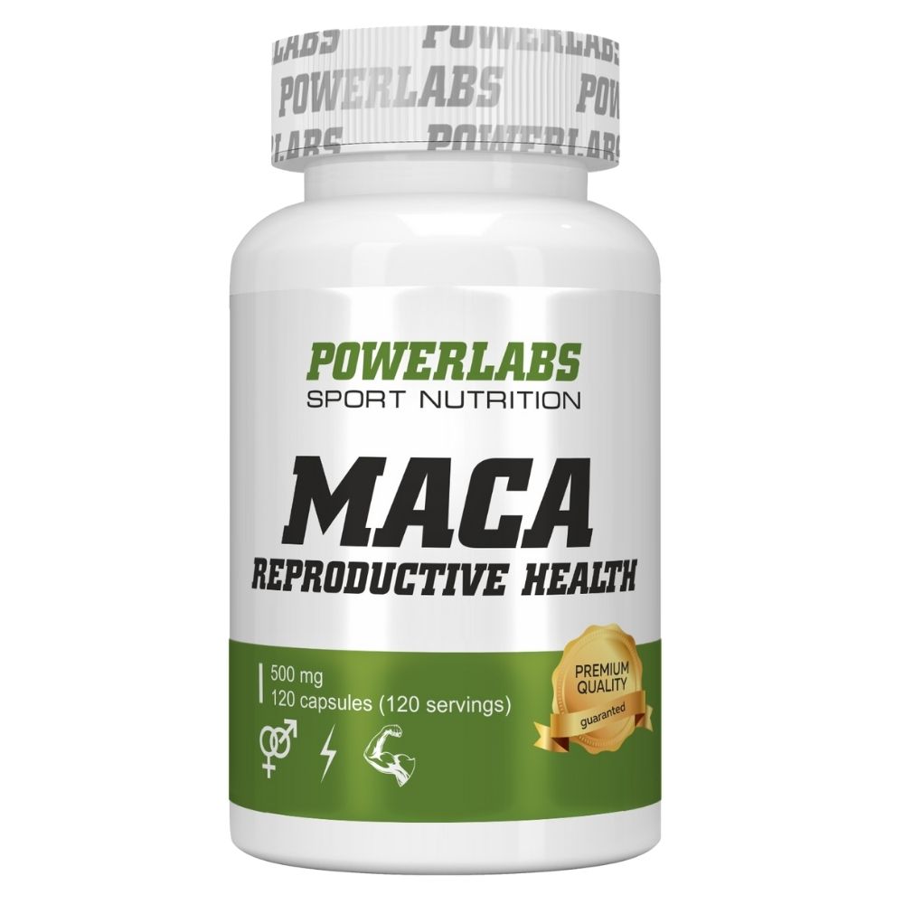 Повышение тестостерона Powerlabs Maca (Мака Перуанская) 120 caps