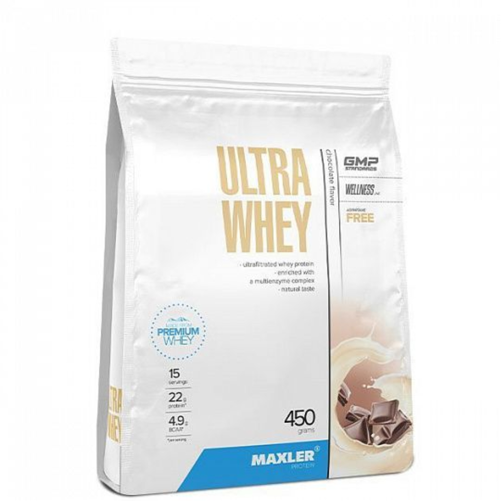 Протеин Maxler Ultra Whey Сывороточный протеин 450 g Шоколад 